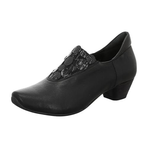 Think! Damen Aida Nachhaltige Wechselfußbett Pumps, 0010 Negro Combi, 37.5 EU von Think!