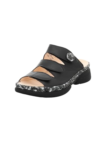Think! Damen CAMBIO chromfrei gegerbte nachhaltige Pantolette, SCHWARZ/Kombi 0070 Think! Damen CAMBIO chromfrei gegerbte nachhaltige Pantolette, SCHWARZ/Kombi 0070 von Think!