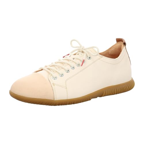 Think! Damen DUENE chromfrei gegerbte nachhaltige Wechselfußbett Sneaker, 2 Ice, . EU von Think!