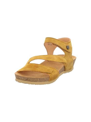 Think! Damen DUMIA chromfrei gegerbte nachhaltige Sandale, CARAMEL 3040 von Think!