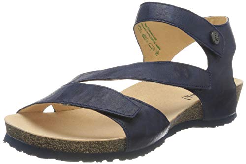 THINK! Damen DUMIA nachhaltige Slingback Sandale, 8000 Indigo, 43 EU von Think!