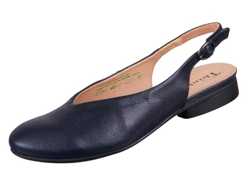 Think! Damen GUAD2 chromfrei gegerbte nachhaltige Halbschuhe, Navy 8030 von Think!