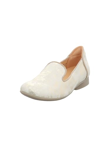 Think! Damen GUAD2 chromfrei gegerbte nachhaltige Halbschuhe, Pearl/Kombi 4000 von Think