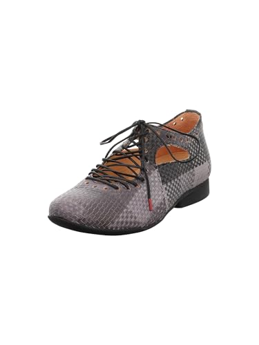 Think! Damen Guad2 Lederfutter Sneaker, Schwarz 9000, 40.5 EU von Think!