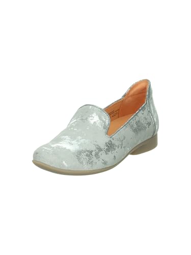 Think! Damen GUAD2 chromfrei gegerbte nachhaltige Halbschuhe, Silber/Kombi 2000 von Think!