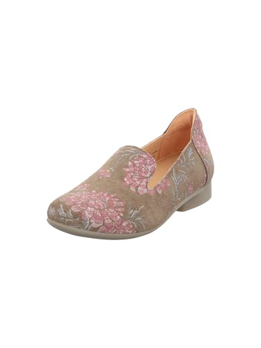 Think! Damen GUAD2 chromfrei gegerbte nachhaltige Halbschuhe, Taupe 3000 von Think