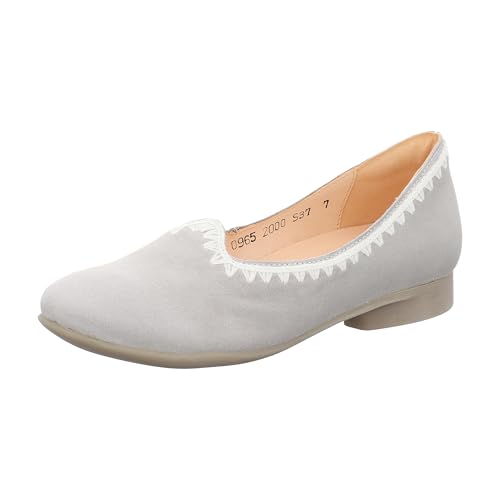 Think Damen GUAD2 nachhaltige Wechselfußbett Ballerinas, Stahl 2000, 39.5 EU Think Damen GUAD2 nachhaltige Wechselfußbett Ballerinas, Stahl 2000, 39.5 EU von Think