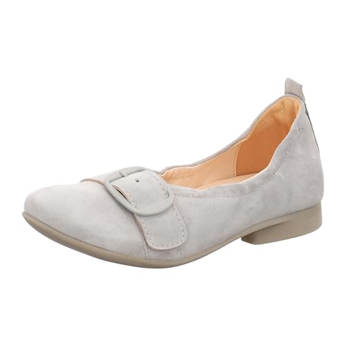 Think Damen GUAD2 nachhaltige Wechselfußbett Ballerinas, Stahl 2000, 39.5 EU von Think