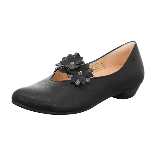 Think Damen Grace nachhaltige Ballerinas, Schwarz/Kombi 0000, 38 EU von Think!