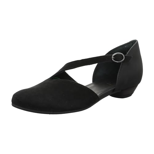 Think Damen Grace nachhaltige Ballerinas, Schwarz/Kombi 0010, 41 EU von Think!