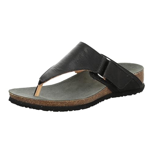 Think! Damen Julia Nachhaltige Zehentrenner, Schwarz 0000, 41 EU von Think!