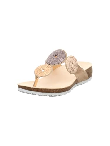 Think! Damen Julia Lederfutter Slipper, Linen Kombi 4010, 37 EU von Think