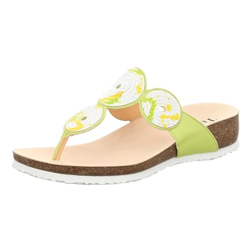 Think! Damen Julia Nachhaltige Zehentrenner, Limone Kombi 6000, 39 EU von Think!