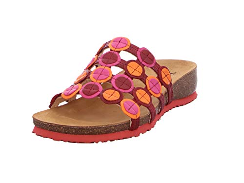 Think! Damen Julia Pantoletten, Mehrfarbig Cherry Kombi 74 von Think!