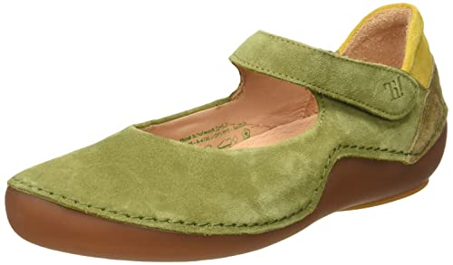 THINK! Damen KAPSL nachhaltige Wechselfußbett Ballerinas, 7010 MOOS/Kombi, 42 EU von Think!