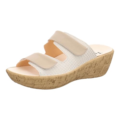 Think Damen Kate chromfrei gegerbte nachhaltige Pantolette, Bianco/Kombi 1000, 39 EU von Think!