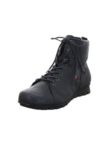 THINK! Damen Menscha, Chromfrei gegerbte, Lodenfutter Stiefelette, 8000 Navy, 36 EU von Think!
