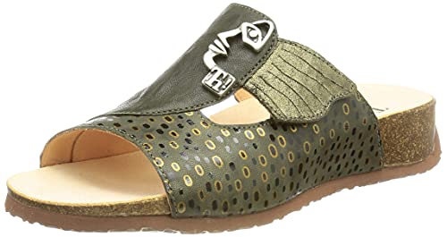 THINK! Damen Mizzi Hausschuh, 7010 Olive/Kombi, 39 EU von Think!