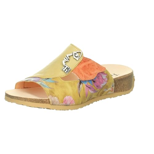 Think! Damen Mizzi Nachhaltige Hausschuh Pantolette, 9070 Ananas Kombi, 39 EU Think! Damen Mizzi Nachhaltige Hausschuh Pantolette, 9070 Ananas Kombi, 39 EU von Think!