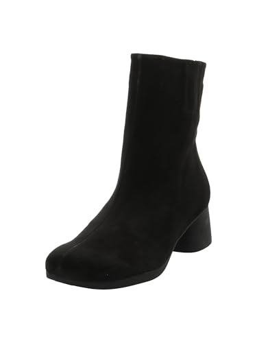 Think NANI Damen chromfrei gegerbte nachhaltige Stiefelette, SCHWARZ 0050, 43 EU von Think