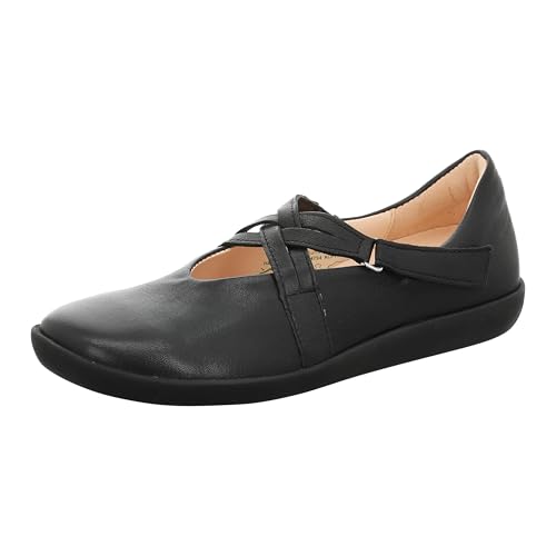 Think! Damen Nature chromfrei gegerbte nachhaltige Halbschuhe, SCHWARZ 0000 Think! Damen Nature chromfrei gegerbte nachhaltige Halbschuhe, SCHWARZ 0000 von Think!