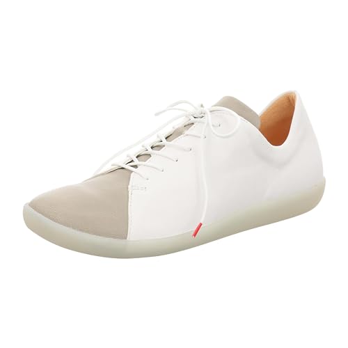 Think Damen Nature chromfrei gegerbte nachhaltige Wechselfußbett Sneaker, Bianco/Kombi 1000, 38 EU von Think!