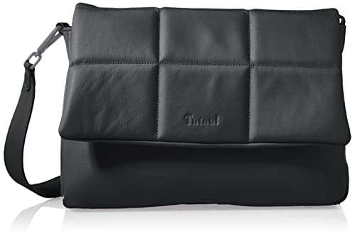 THINK! Damen Schultertasche Echtleder,, 0000 SCHWARZ, 1 von Think!