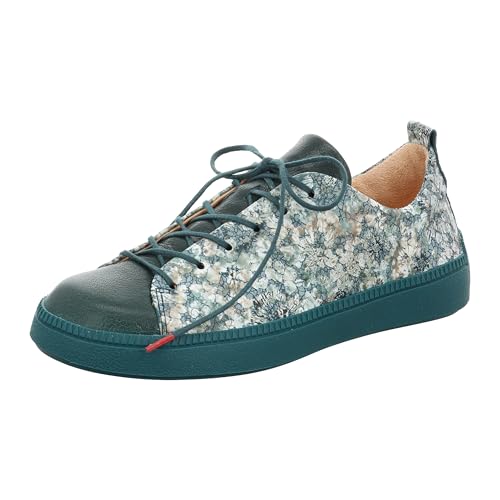 Think Damen TURNA Sneaker, Petrol/Kombi 7060, 37 EU Schmal Think Damen TURNA Sneaker, Petrol/Kombi 7060, 37 EU Schmal von Think!