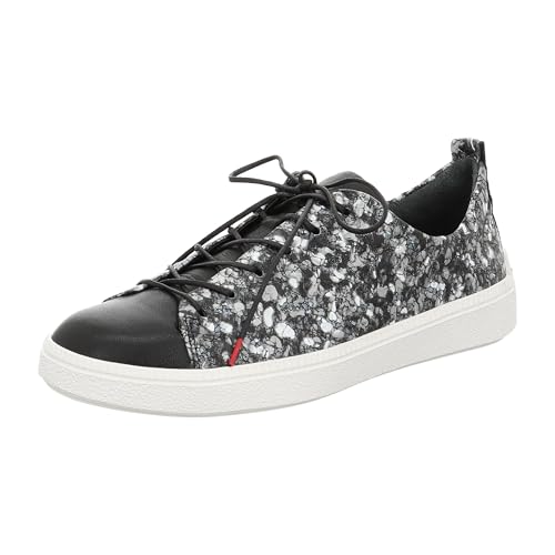 Think Damen TURNA Sneaker, SCHWARZ/Kombi 0030, 41.5 EU Schmal von Think!