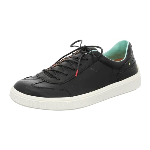 Think Damen TURNA chromfrei gegerbte nachhaltige Wechselfußbett Sneaker, Schwarz/Kombi 0000, 36.5 EU von Think!