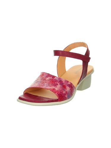Think! Damen VIVI chromfrei gegerbte nachhaltige Sandale, HIBISKUS/KOMBI 5010 von Think!