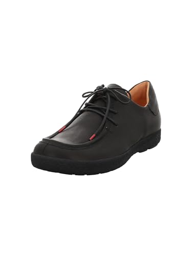 Think GEOAG Herren chromfrei gegerbte nachhaltige Halbschuhe, SCHWARZ 0000, 43 EU von Think