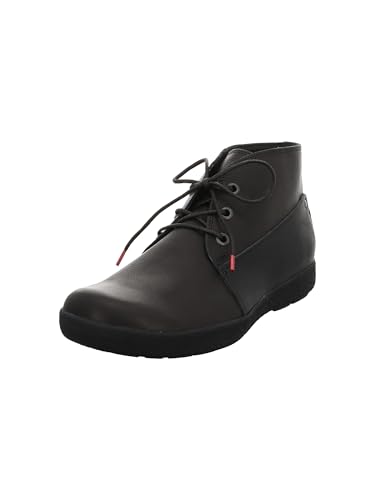 Think GEOAG Herren chromfrei gegerbte nachhaltige Stiefelette, SCHWARZ/Kombi 0000, 43.5 EU von Think!