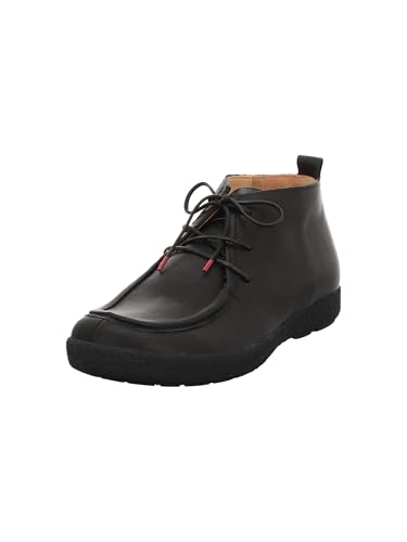Think GEOAG Herren chromfrei gegerbte nachhaltige Stiefelette, SCHWARZ 0000, 40.5 EU von Think!