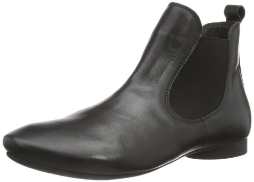 THINK! Damen Guad_3-000002 nachhaltige, Leder gefütterte Chelsea-Boots, 0010 SCHWARZ, 37.5 EU von Think!