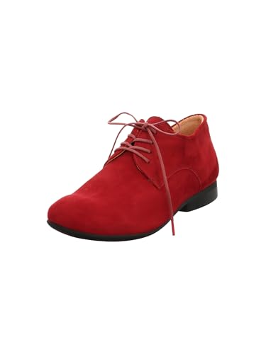 Think GUAD2 Damen chromfrei gegerbte nachhaltige Halbschuhe, Rosso 5030, 36 EU von Think