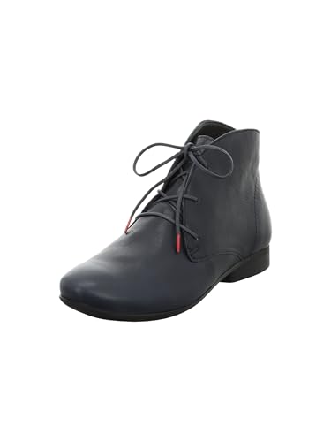 Think GUAD2 Damen chromfrei gegerbte nachhaltige Stiefelette, Navy 8060, 38.5 EU von Think