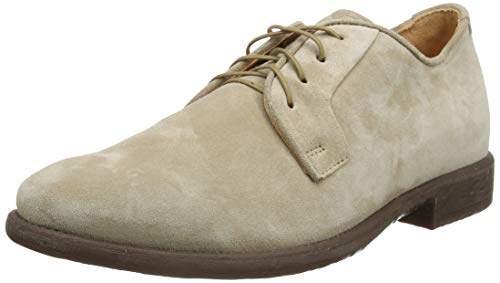 THINK! Herren CIVITA, nachhaltige, Leder gefütterte Schnürhalbschuhe, 4010 Latte, 44 EU von Think!