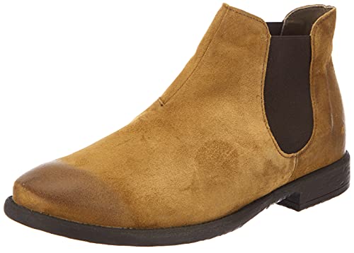 THINK! Herren Civita Sustainable Leather Lined Chelsea Boots, 7000 Olive, 46 EU von Think!