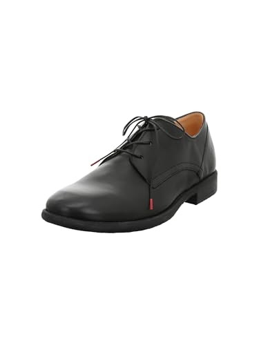 Think! Herren CIVITA chromfrei gegerbte nachhaltige Halbschuhe, SCHWARZ 0010 von Think!