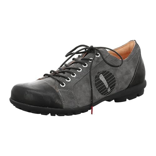 Think! Herren Kong Nachhaltige Wechselfußbett Schnürhalbschuhe, Schwarz Kombi 0000, 47 EU von Think!