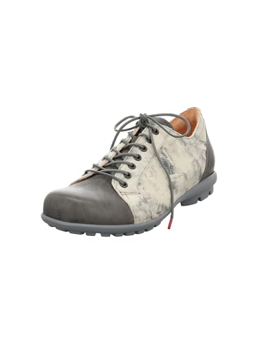 Think! Herren Kong chromfrei gegerbte nachhaltige Halbschuhe, Bianco/Kombi 1010 von Think!