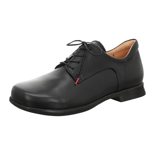 Think! Herren Pensa Nachhaltige Wechselfußbett Schnürhalbschuhe, Schwarz, 45 EU von Think!