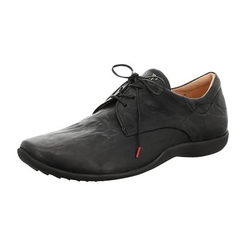 THINK! Stone Schnürhalbschuh, Herren Derby Schnürhalbschuhe, Schwarz (SCHWARZ 00), 42.5 EU von Think!