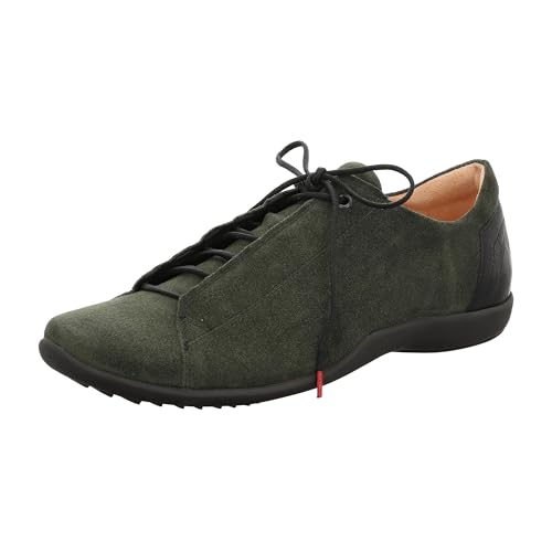 Think! Herren Stone Nachhaltige Wechselfußbett Schnürhalbschuhe, 7000 Olive Kombi, 42.5 EU von Think!