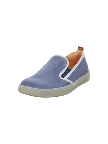 Think! Herren TURNA chromfrei gegerbte nachhaltige Halbschuhe, Denim/Kombi 8000 von Think