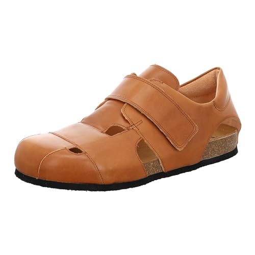 Think Herren WOLFI chromfrei gegerbte nachhaltige Sandale, Cognac 3010, 45 EU von Think!