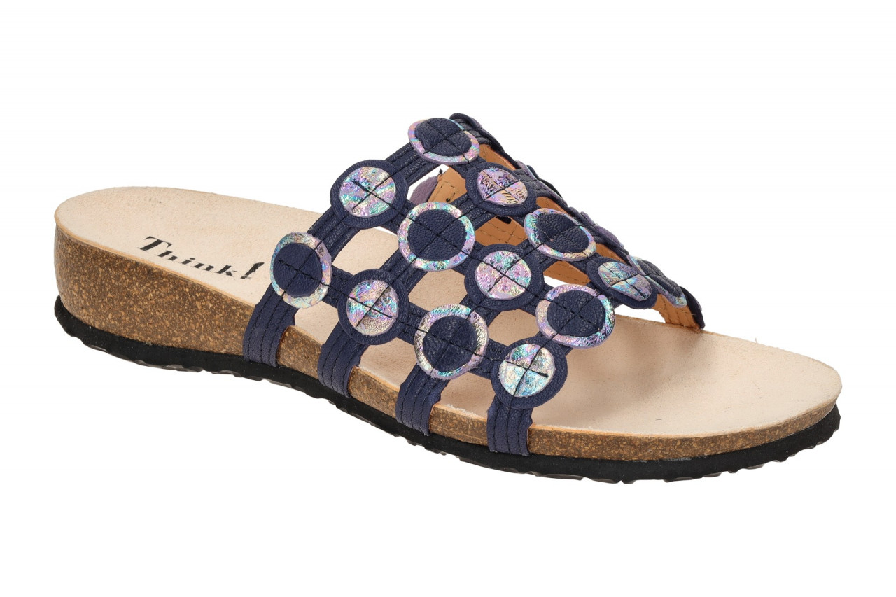 Think JULIA 3-000247-8020 blau - bequeme Pantolette f?r Damen Think JULIA 3-000247-8020 blau - bequeme Pantolette f?r Damen von Think
