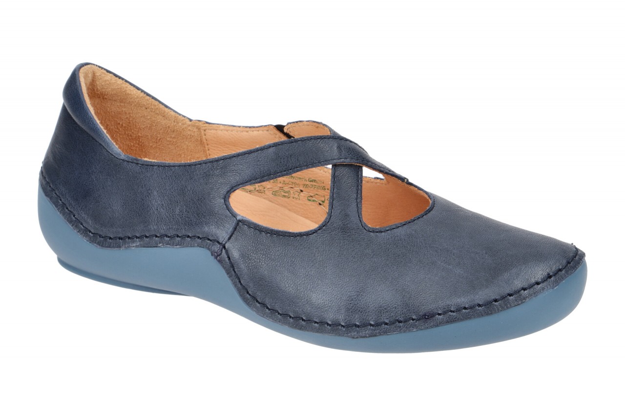 Think KAPSL 3-000711-8000 blau - Mary-Jane Ballerina von Think