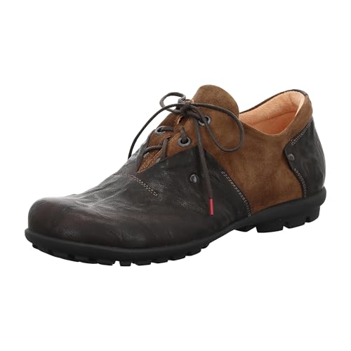 THINK! Kong Schnürhalbschuh, Herren Derby Schnürhalbschuhe, Braun (ESPRESSO/KOMBI 42), 44 EU von Think!